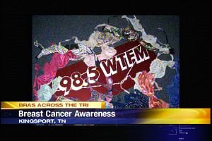 10/07/08: WTFM’s ‘Bras Across The Tri’ Promotes Breast Cancer Awareness