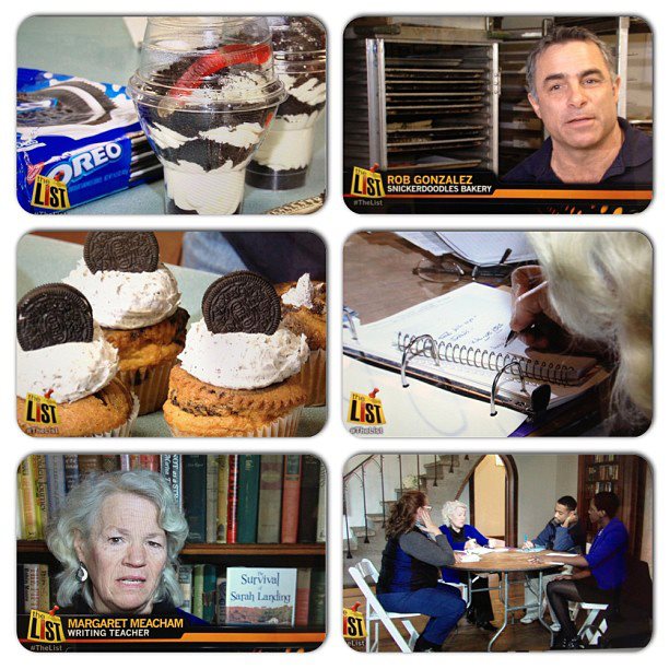 03/06/13: BOPA creative writing at The Cloisters & national Oreo Cookie day at Snickerdoodles Bakery
