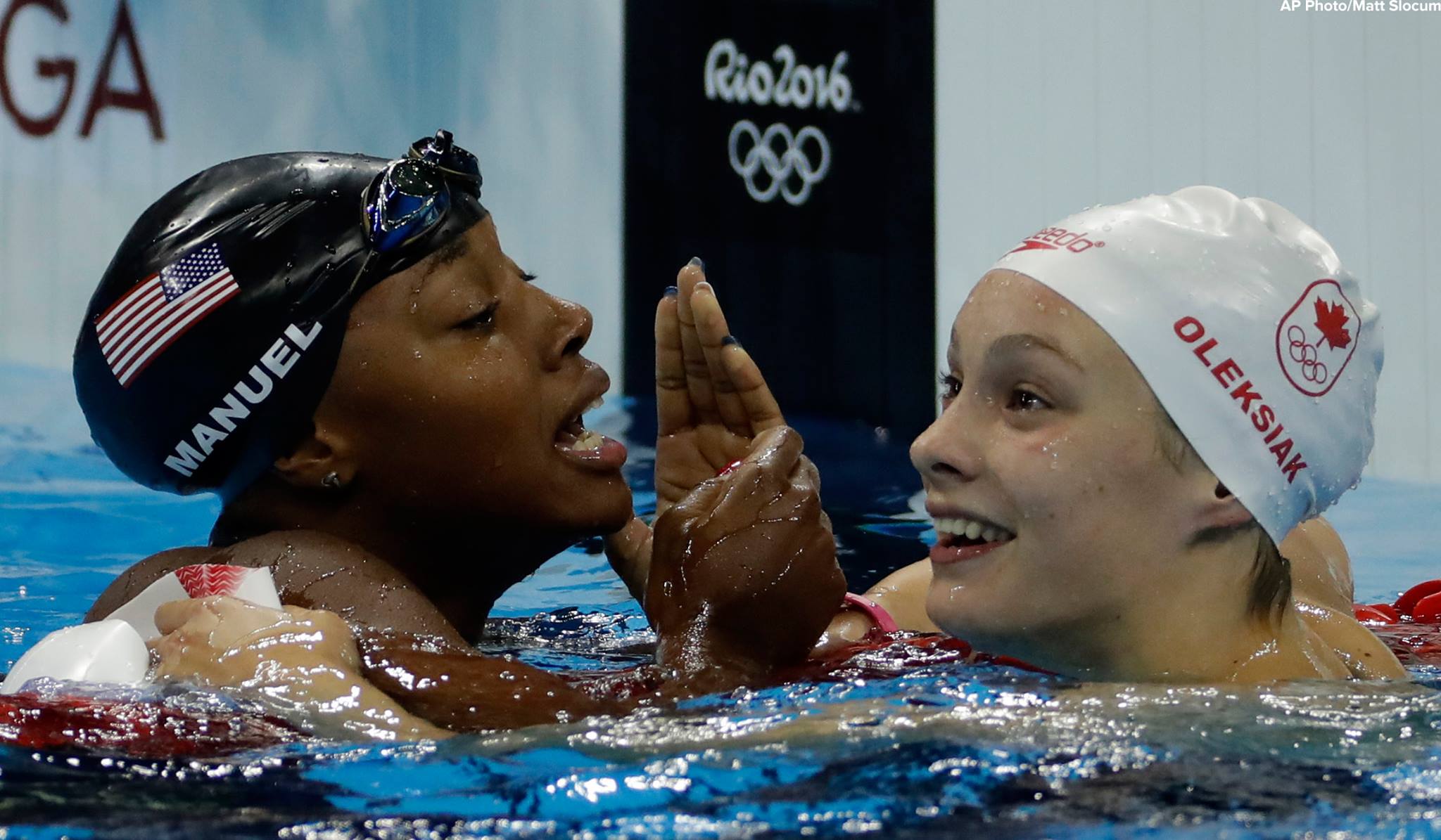 08/12/16 : Simone Manuel swims into ‘HerStory’ in Rio