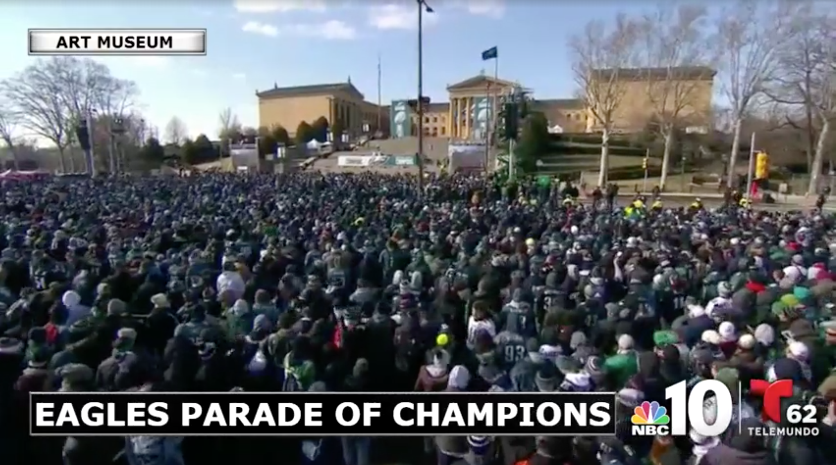 02/08/18: EAGLES SUPER BOWL 52 VICTORY PARADE TEAM COVERAGE