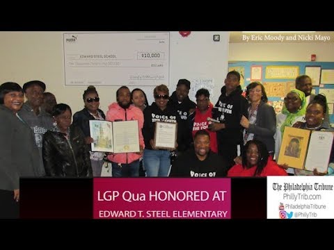 05/01/18 : Rapper LGP Qua honored at Philly’s Edward T. Steel Elementary
